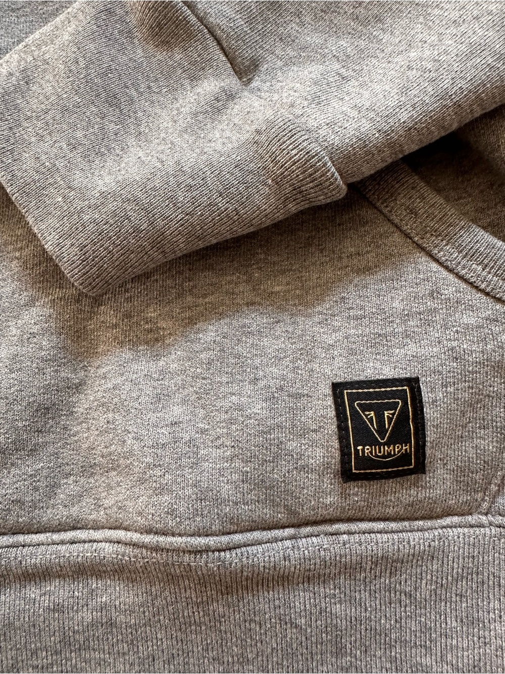 Triumph Motorcycles Grey Hoodie Sweatshirt - Picture 4 of 7